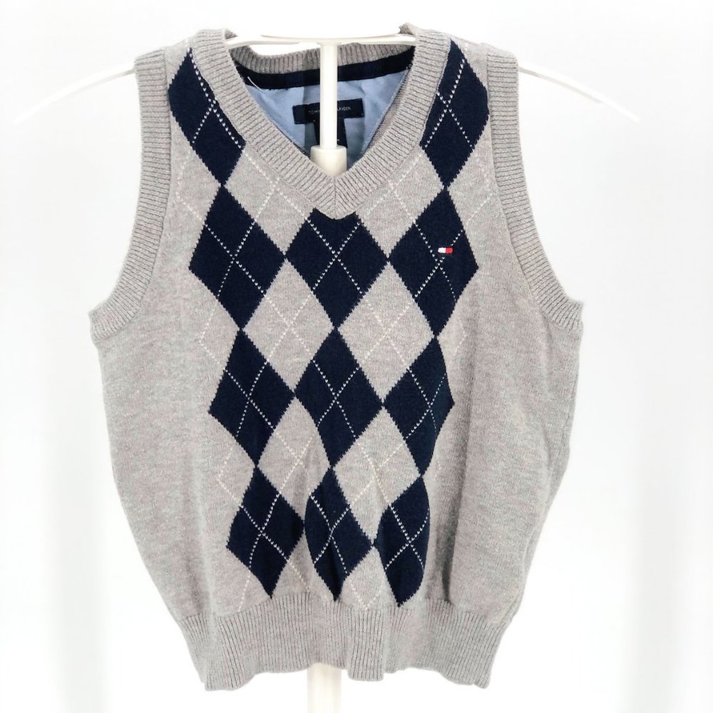 Tommy Hilfiger Childrens Argyle Sweater Vest 4T